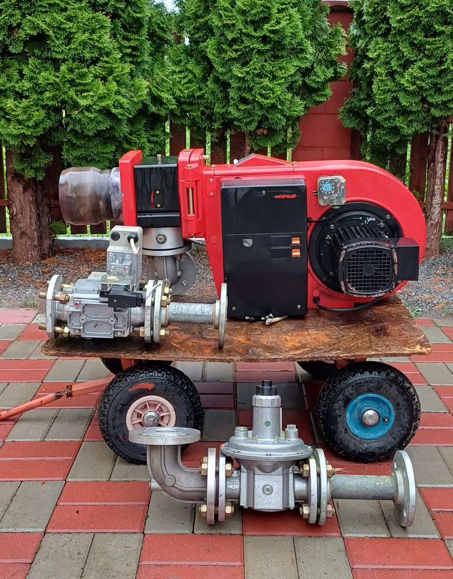 Palnik gazowy Weishaupt G3/1-E ZD 90–630 kW + DUNGS DMV-D 5040/11  gaz