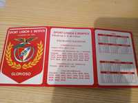 Calendário Benfica do Campeonato Nacional 93-94