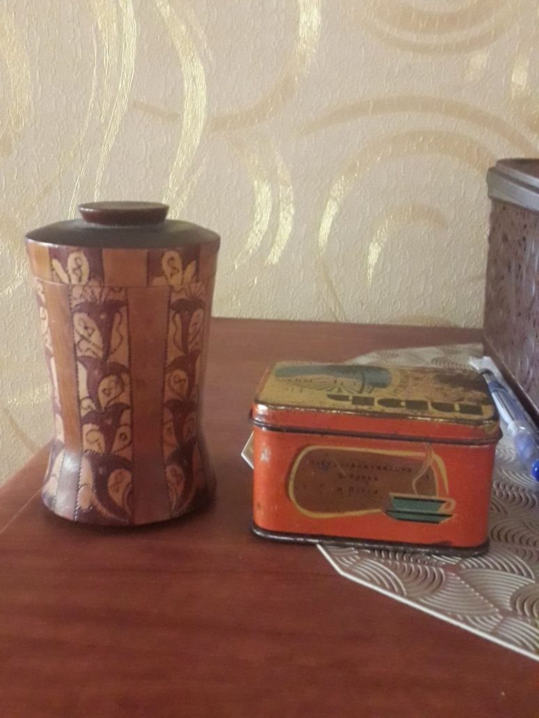 Коробка для чая деревянная солянка.