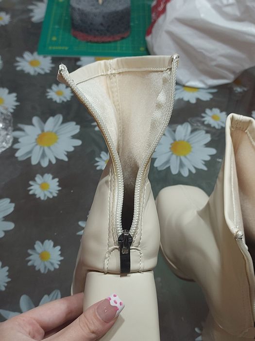 Ботинки Челси - 35й розмір! беж - осінь!