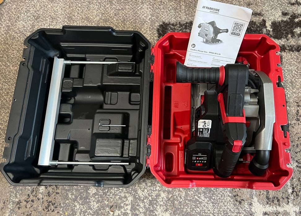 Торцювальна акумуляторна пила Parkside PPTSA 20-Li A1