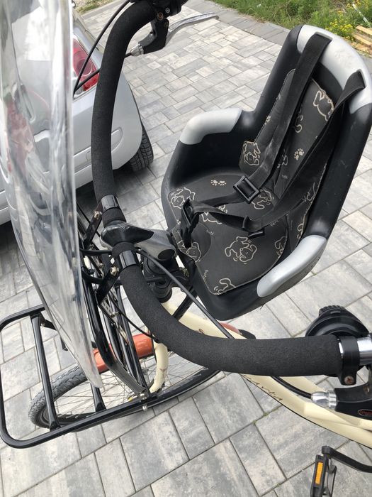 Fotelik rowerowy przedni Bobike