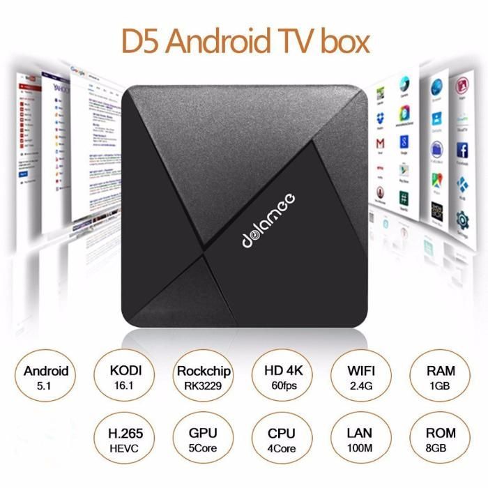 Smartv D5 DOLAMEE RK3229 Android 5.1