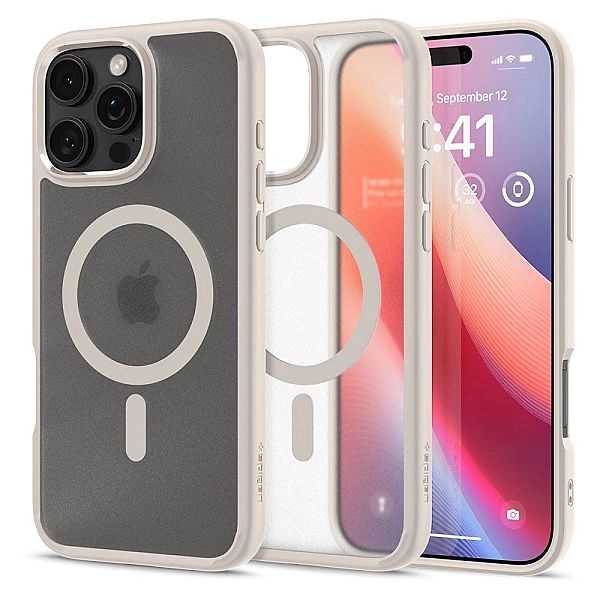 Spigen Ultra Hybrid Mag Magsafe Iphone 16 Pro Max Frost Natural Titani