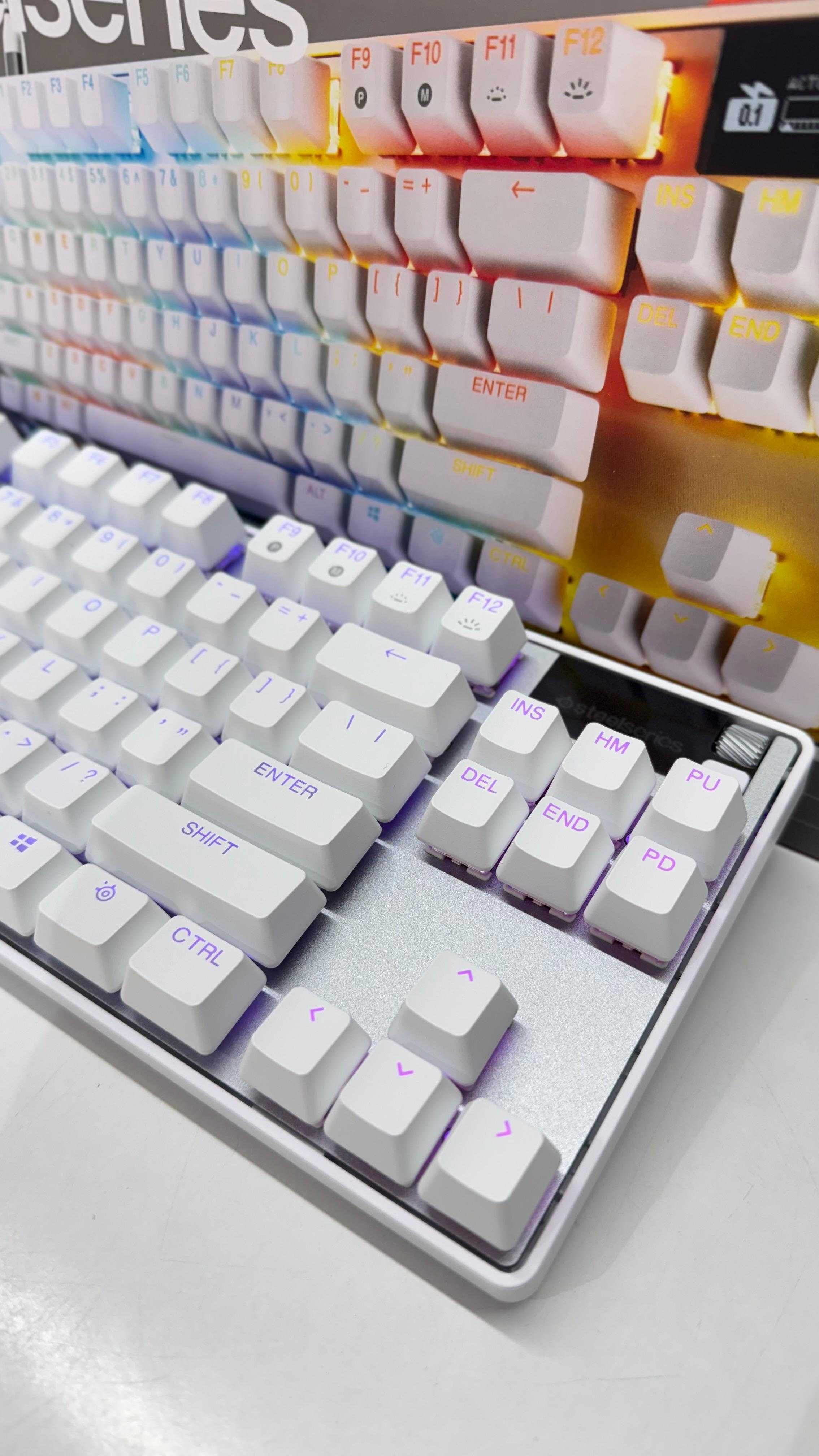 Teclado SteelSeries Apex Pro TKL Gen 3 RGB Branco US - Loja Ovar