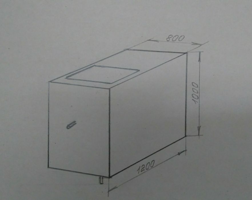 Бак на воду з нержавійки, ємність для води, емкость Пустомити Львів