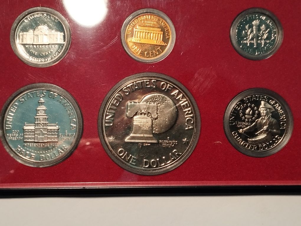 Conjunto de moedas 1976S Proof (Prova) EUA
