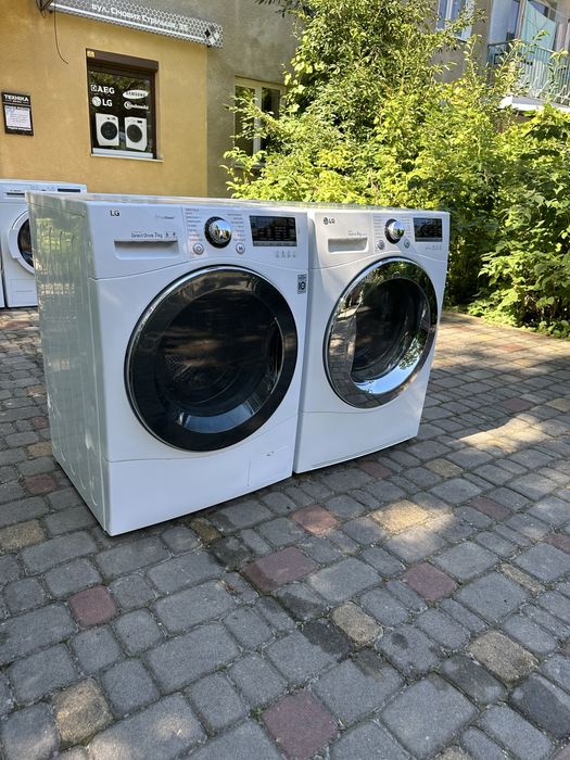 Комплект пральна + сушильна машина LG з Європи! LG F74A8QDS/RC8055APZ