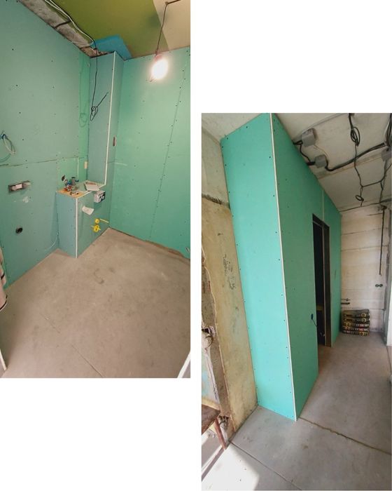 Монтаж гіпсокартону, Гіпсокартоні роботи Гіпсокартоні конструрії