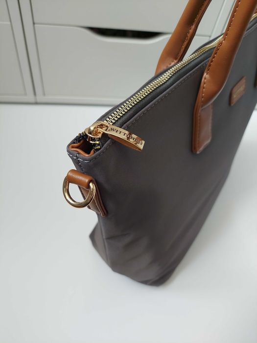 WITTCHEN shopperka szara torebka na ramię z paskiem nylon