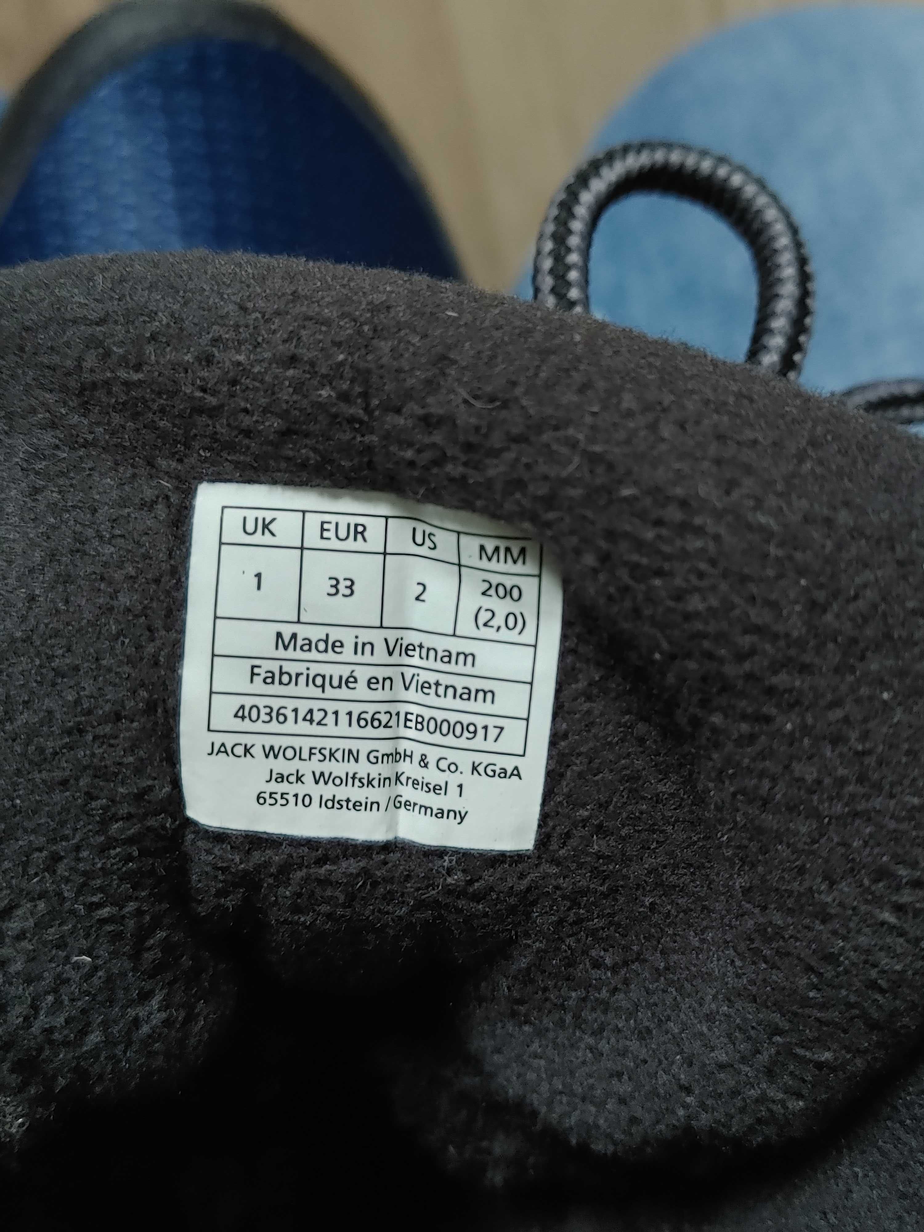 Jack Wolfskin nowe śniegowce kozaki botki buty zimowe 33