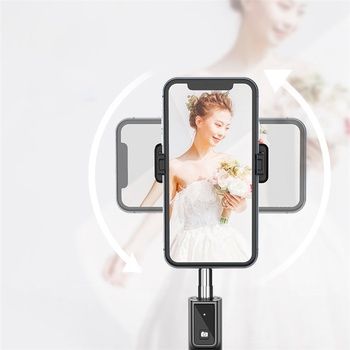 UCHWYT SELFIE MINI - z odpinanym pilotem bluetooth i tripodem - P40