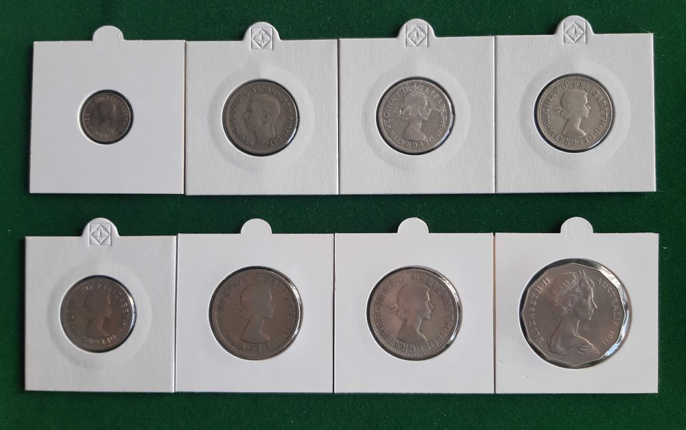 Coleção de (11) moedas - AUSTRÁLIA (7 PRATA)