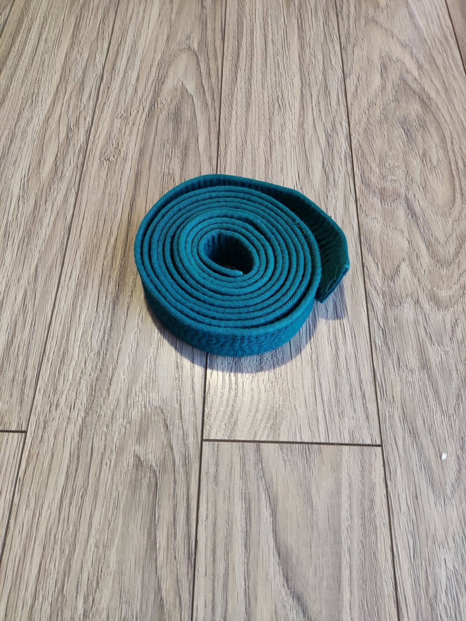 Zielony pas do kimona renomowanej firmy Masters do aikido/judo