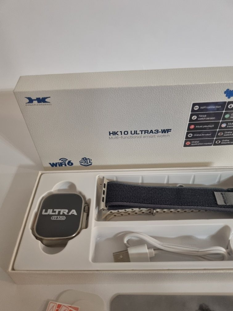 Smartwatch HK10 Ultra 3 WF nowy