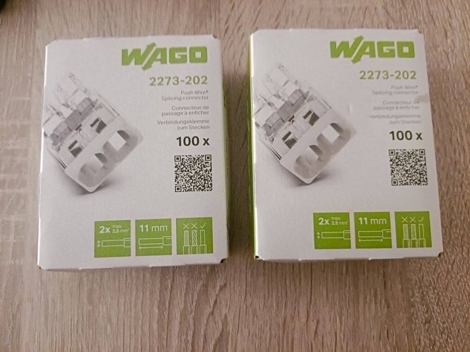 Złączka WAGO 2273 - x2 - 100 szt