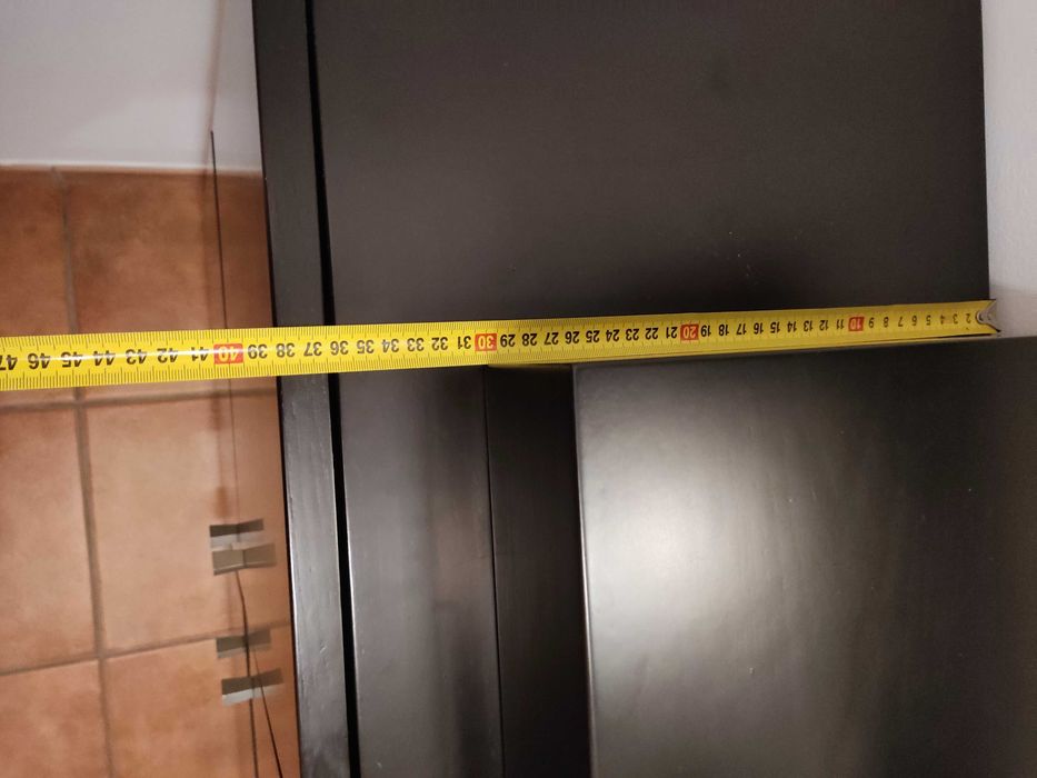 Móvel entrada Sapateira e espelho preto