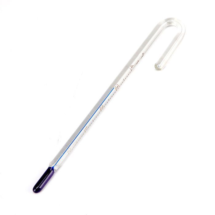 deep aqua szklana termometr zawieszany 8mm
