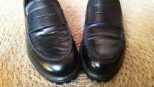 ECCO  Tray Tech czarne damskie mokasyny loafersy skóra r.38