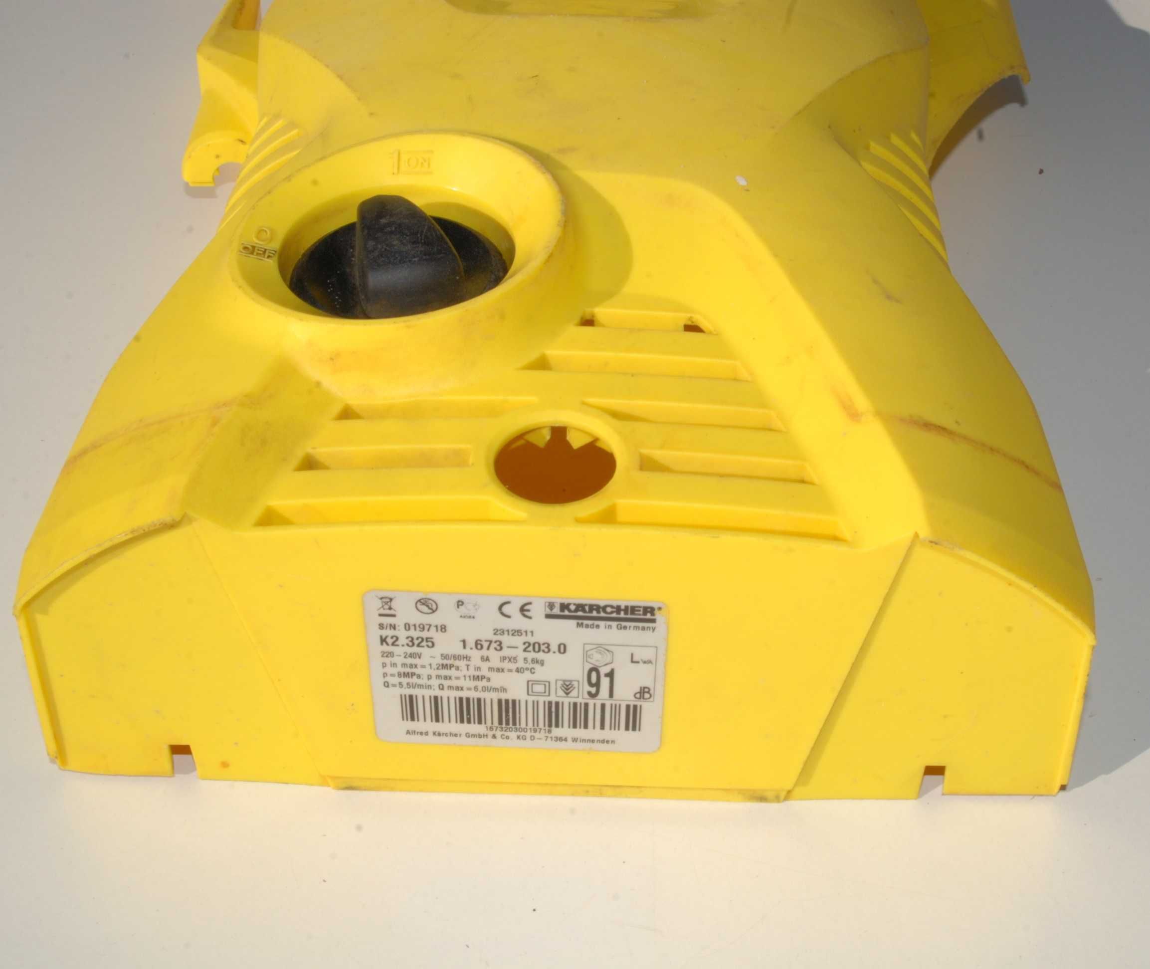 obudowa przednia przód czołowa myjki ciśnieniowej KARCHER K2 K2.325
