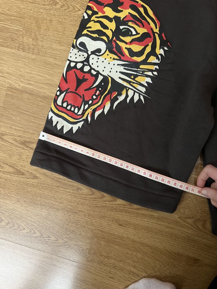 Ed hardy spodenki , kolor: ciemny brąz