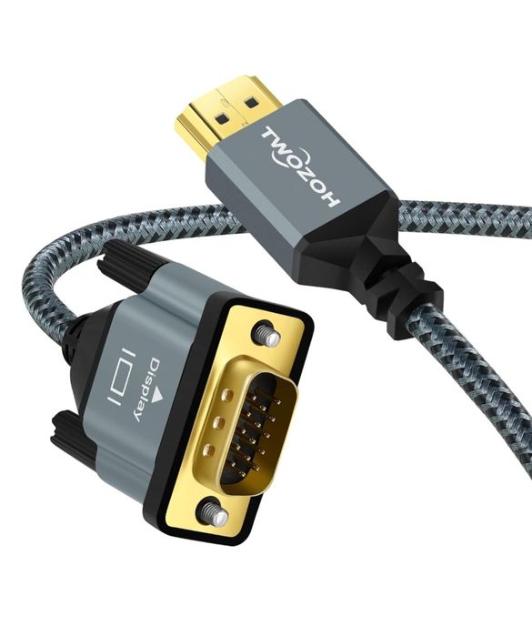 Kabel HDMI do VGA Twozoh o długości 1m