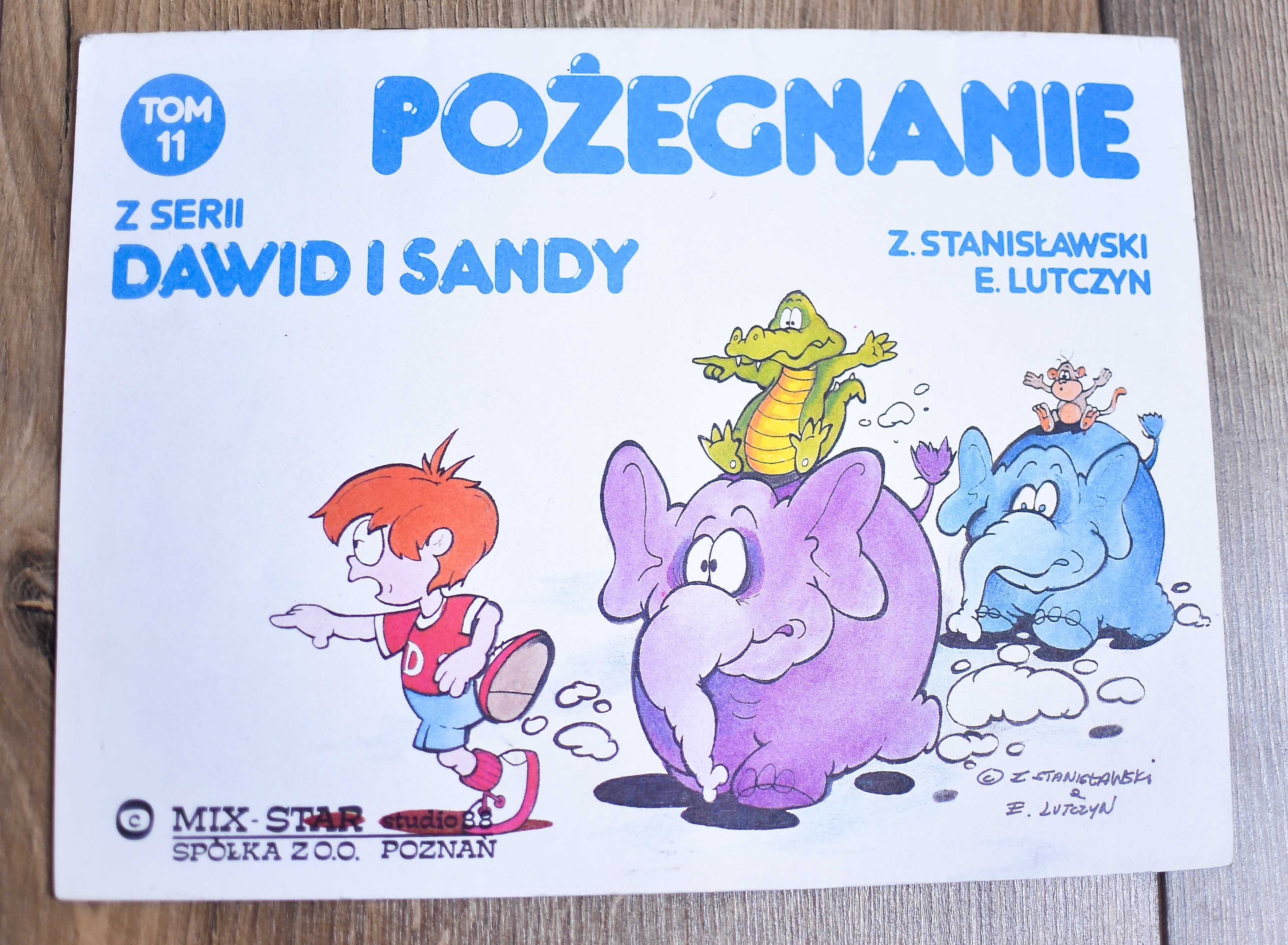 Komiks # Pożegnanie z serii Dawid i Sandy Tom 11