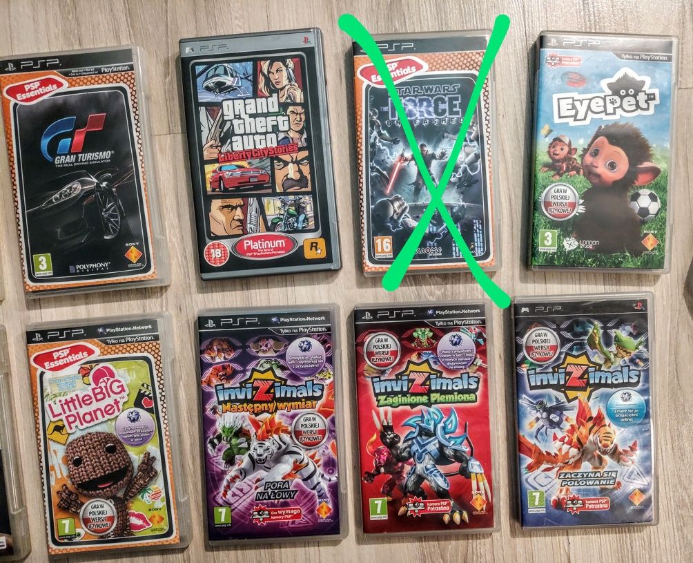 Gra psp zestaw komplet gra