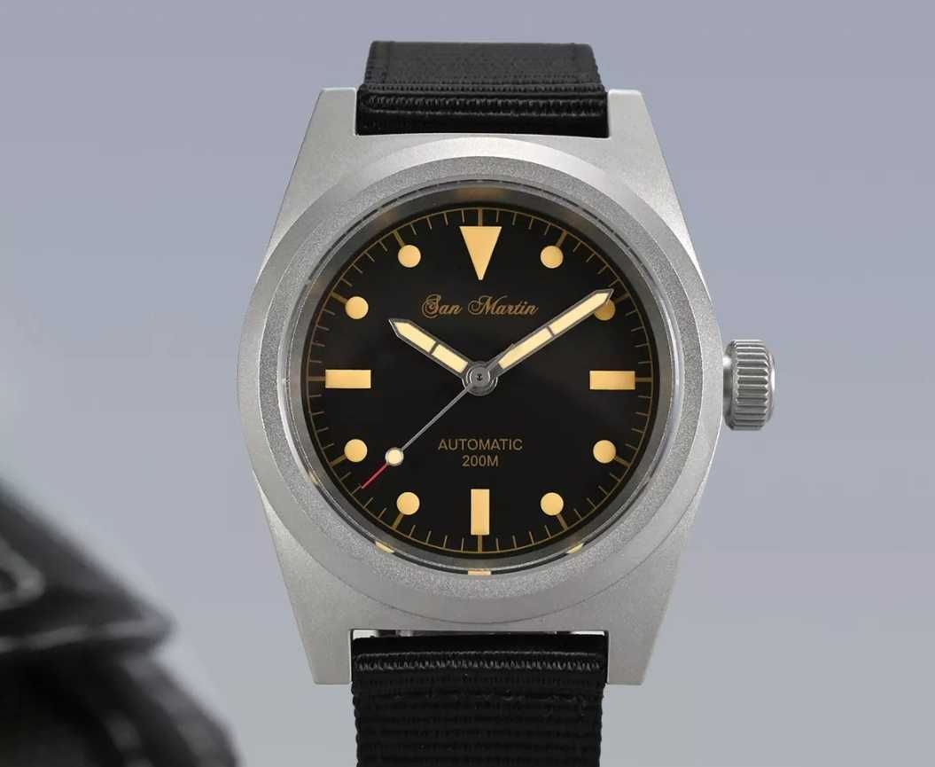 Чоловічий годинник часы San Martin Automatic YN55 200m Sapphire Нові