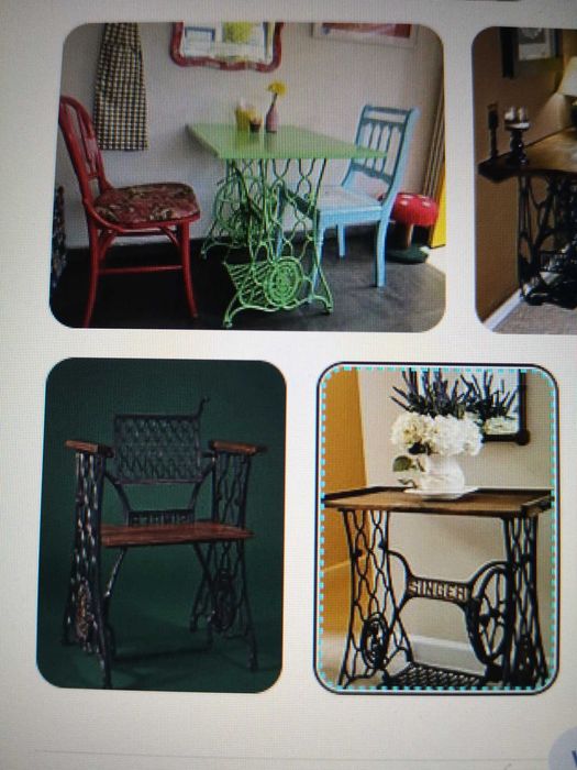 Maquina de costura singer muito antiga