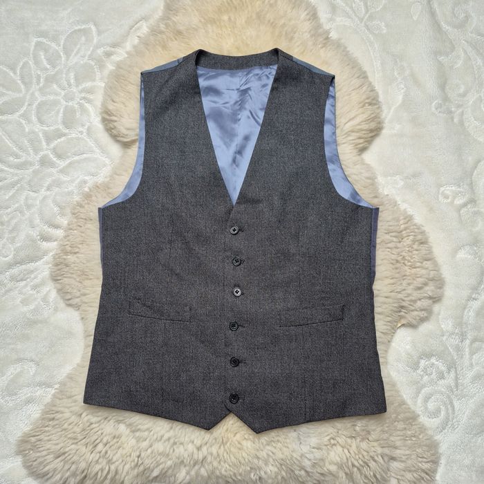 Kamizelka garniturowa XS Szara Meska  Skoper