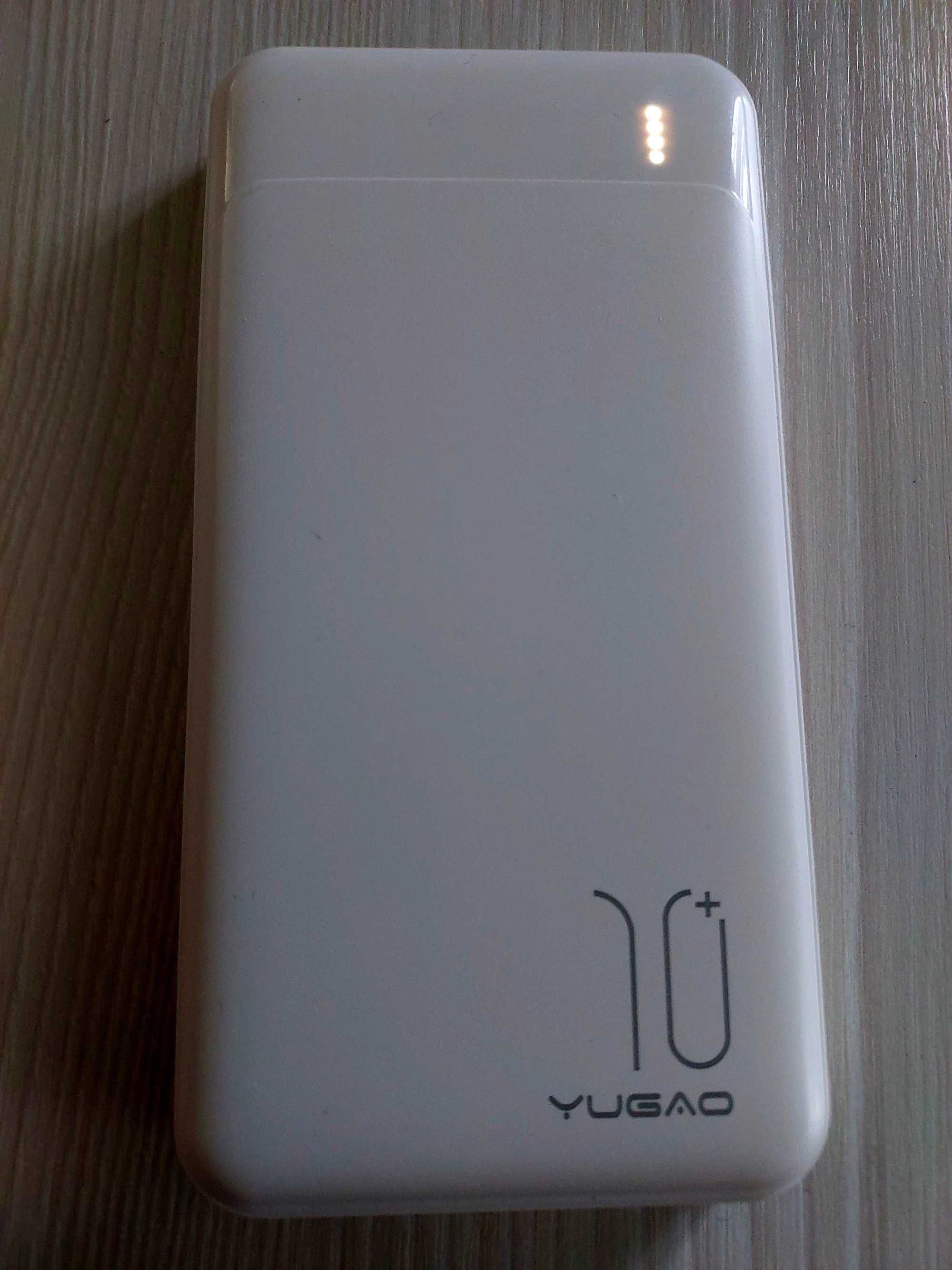 Павербанк 10000mAh.  Powerbank Yugao с юсб фонариками