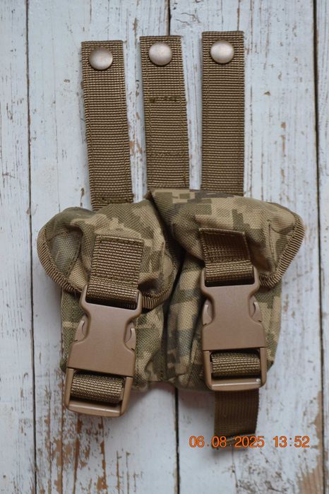 Подсумок, сумка закрытый ВСУ "СПБ-Г" 2 гранат и "СПБ-А-30" 2 магазинов