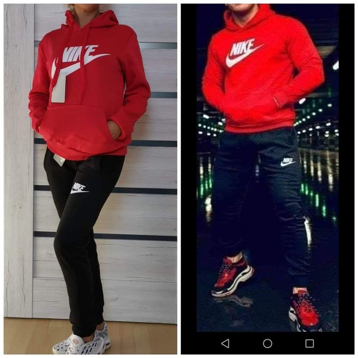 Komplety damskie i męskie z logo Nike Armani i kolory S-XL!!!