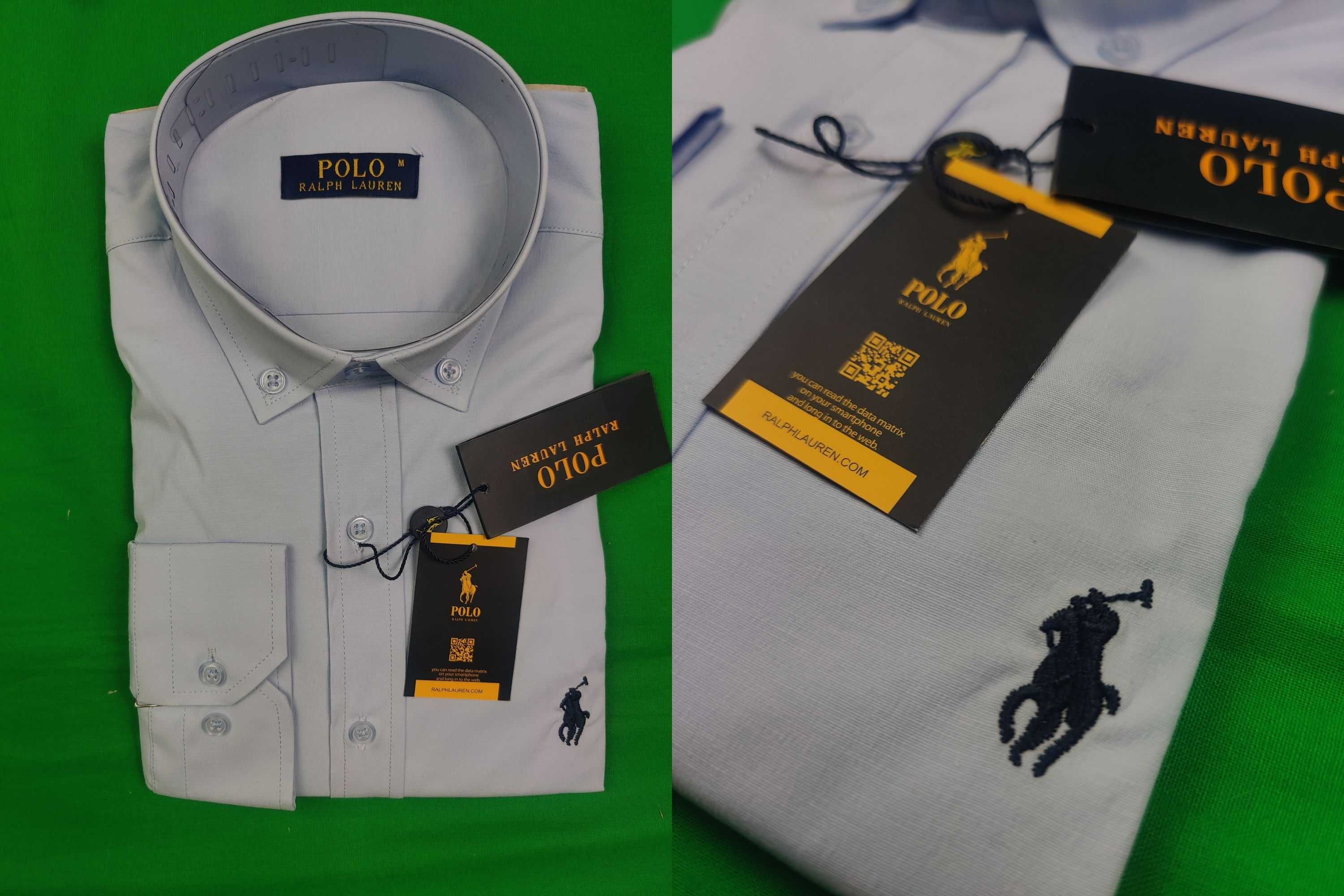 Koszule męskie M-3XL Slim Fit Tommy Hilfiger Ralph Lauren Premium