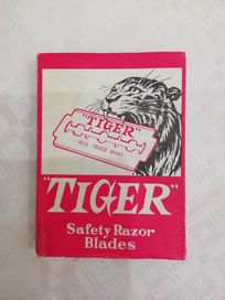 Żyletki TIGER Safety Razor Blades komplet 100 szt.PRL Nowe zafoliowane