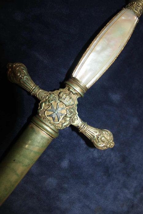 Espadim de grão mestre ordem de Malta em Portugal época de D.carlos I