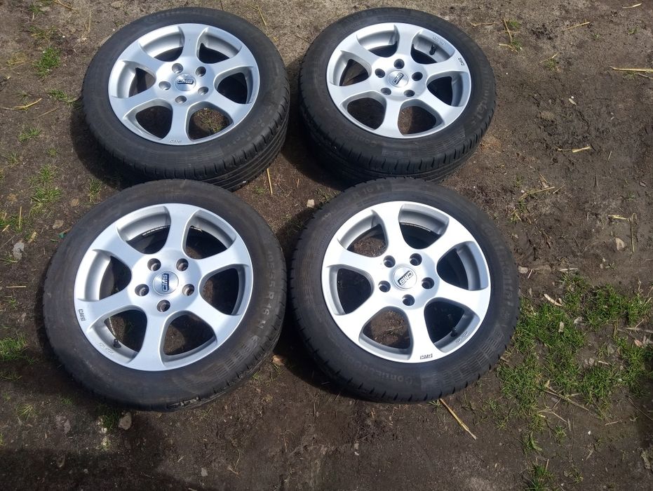 Felgi 5x120 16 CMS opony 195/55 16 et42 6.5J