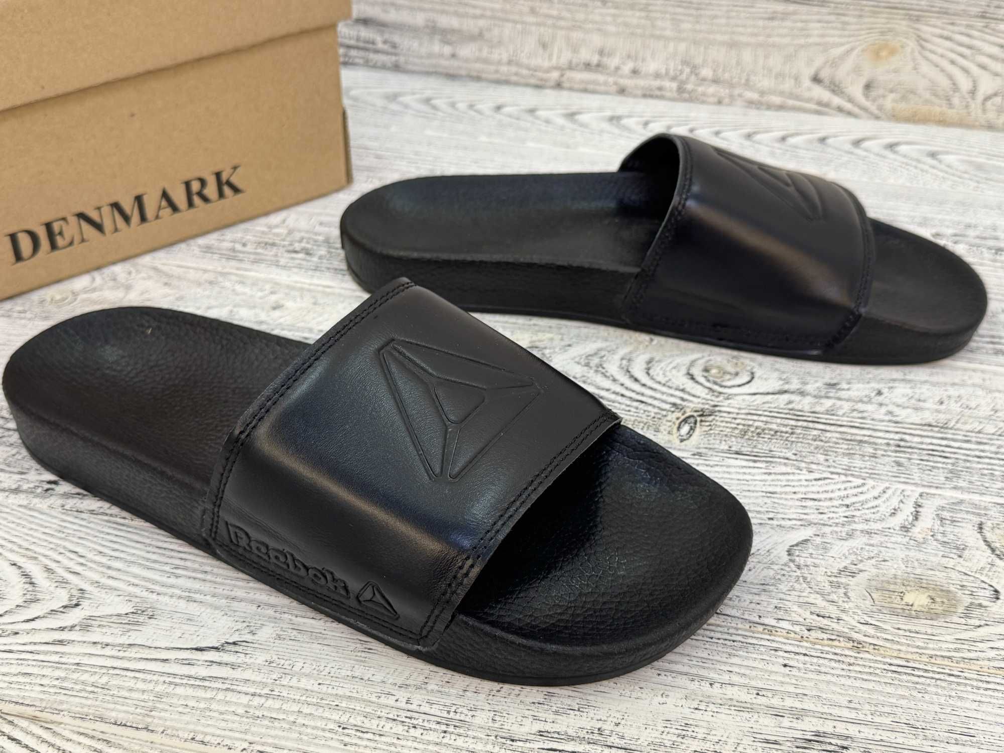 Чоловічі шльопанці Reebok. Натуральна шкіра! Гарантія! Розміри 40 - 45