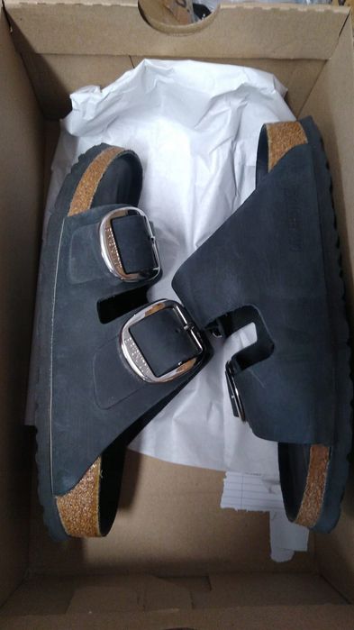 Birkenstock 37 Buty Damskie Arizona Big Buckle  Klapki Skórzane T714