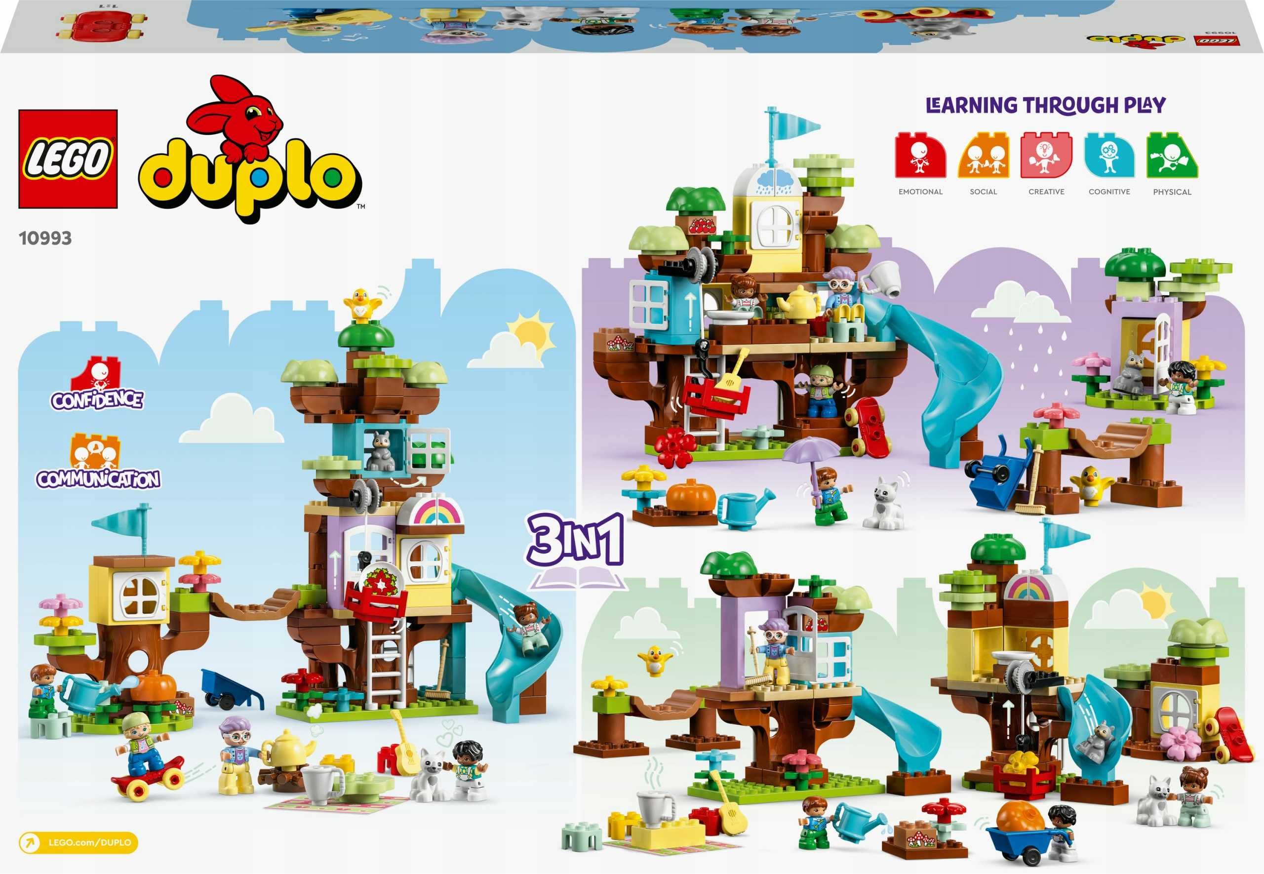 LEGO Duplo 10993 Domek na drzewie 3w1  3+  *NOWY*