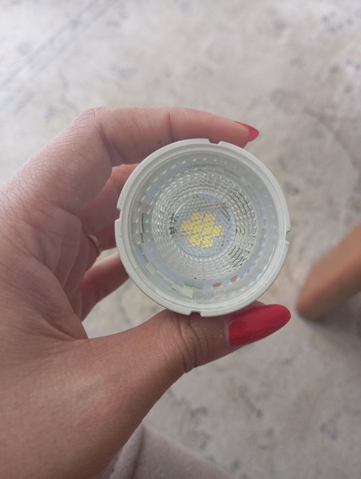 Conjunto de lâmpadas LED GU10 e ligadores