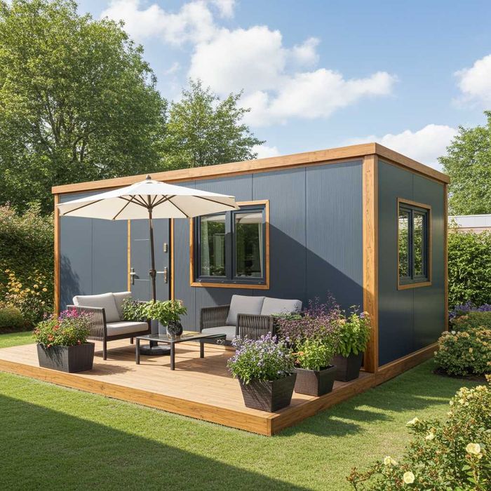 Domek letniskowy mieszkalny całoroczny mobilny 21m2