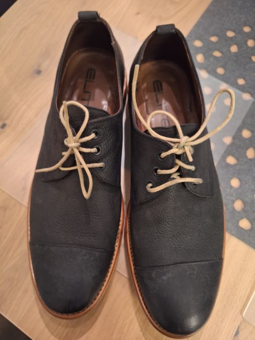 Buty męskie - pantofle skórzane rozmiar 44