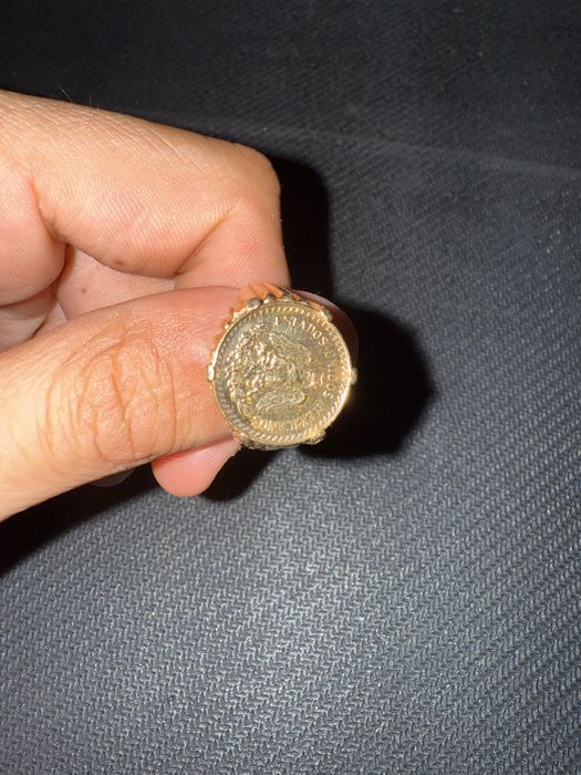 Anel Peso Mexicano 19k / 22k  *NOVO