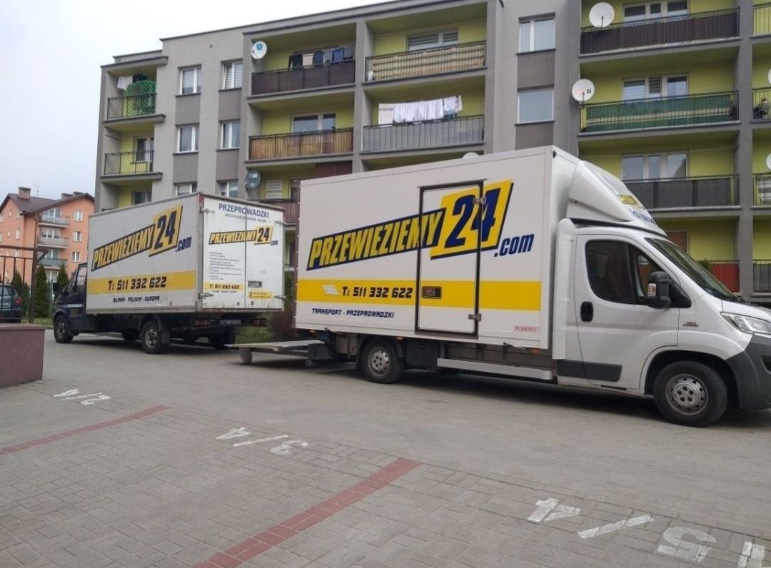 Przeprowadzki mieszkań, domów, biur, bus van, firma przeprowadzkowa