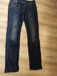 Spodnie męskie jeansy dżinsy 40 L cieniowane skinny