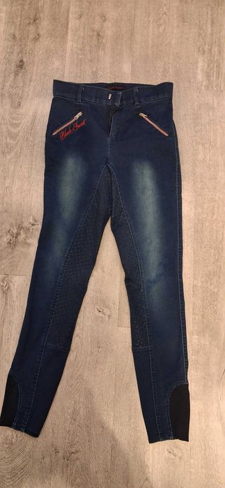Bryczesy damskie jeansowe Loesdau roz 176- s