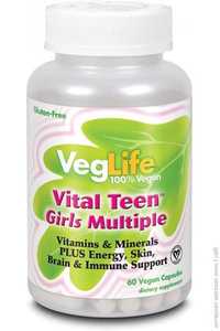 вітаміни для дівчат підлітків Veglife Vital Teen Girls Multiple 60