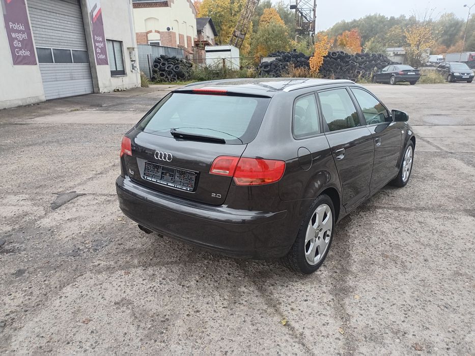 Audi A3 8p Sportback 2.0 150KM 5-Drzwi,Alufelgi 17",Klima z Niemiec